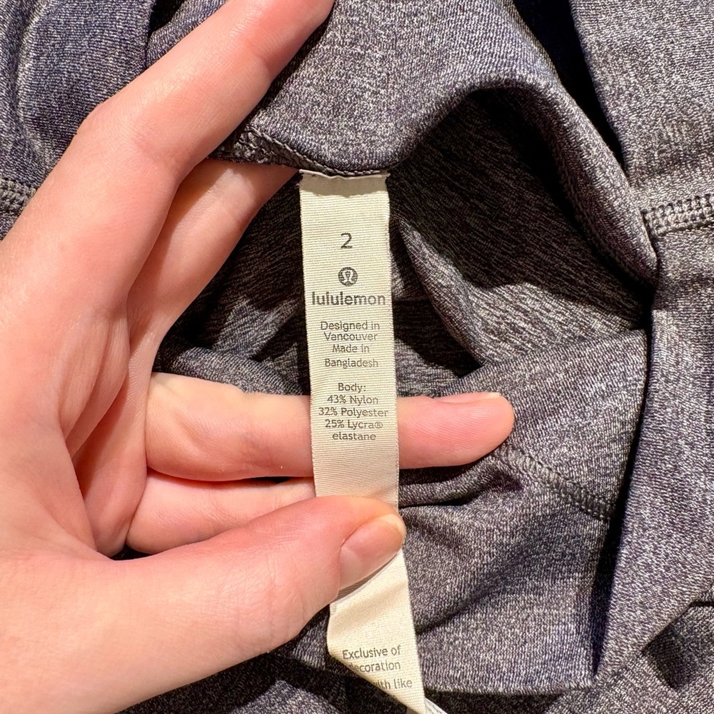 lululemon athletica Charcoal Women's Leggings